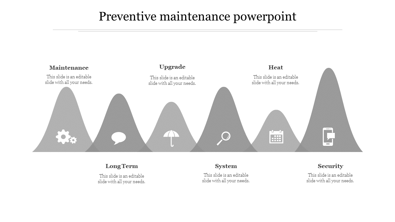 preventive maintenance powerpoint-gray